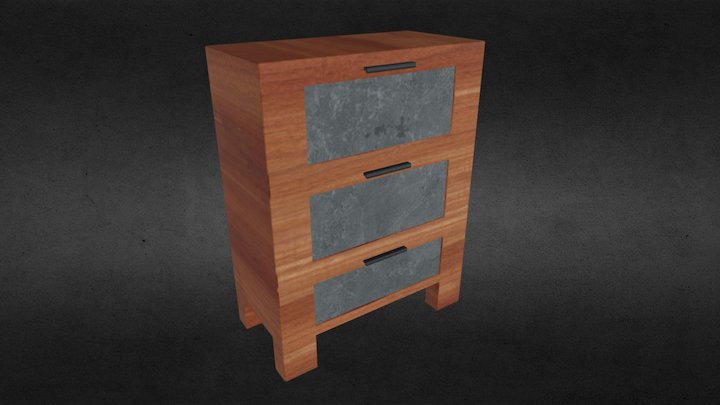 Chest of Drawers. 3D Model