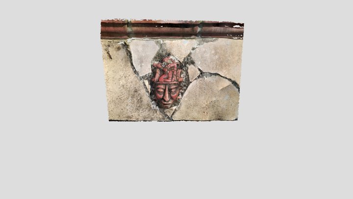 The Mask of Ah-K’in Chuuaj 3D Model