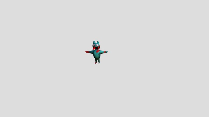 Hellish Baby Banban Ramamba Fight 3D Model