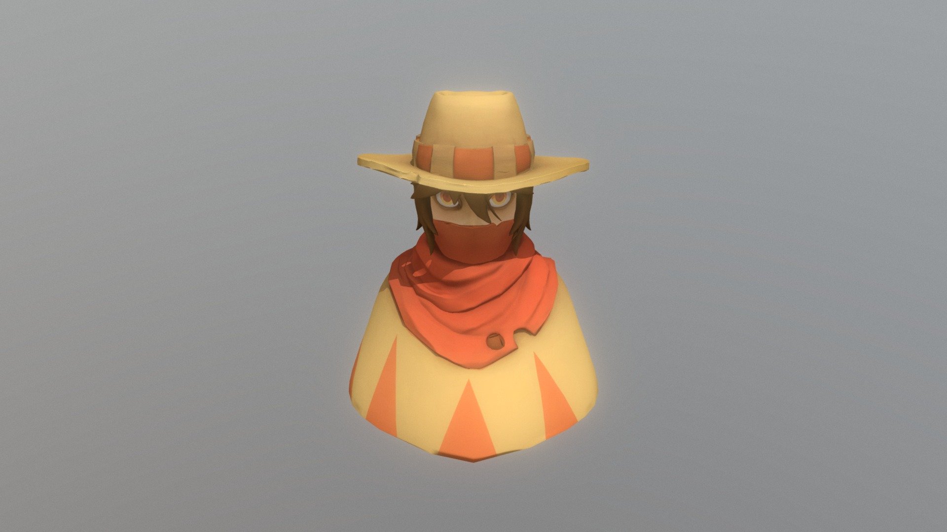 Arts and Crafts Bandit Character Bust