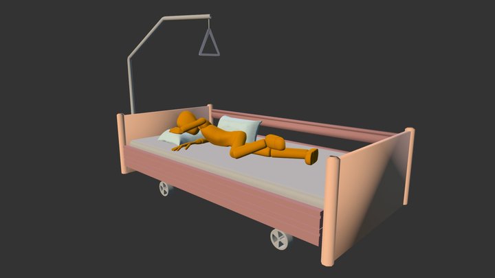De Sims-houding 3D Model