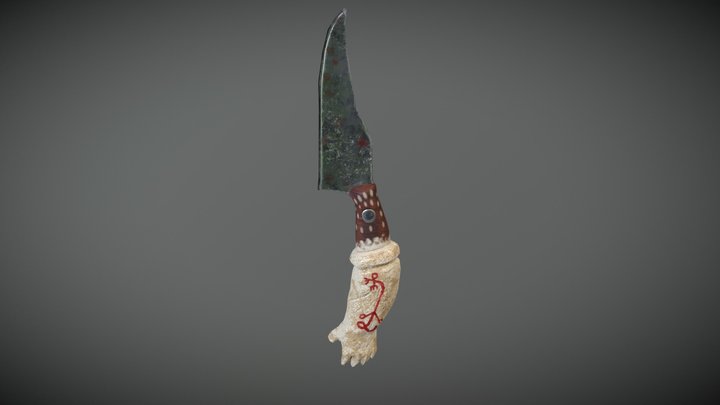 Baby Hand Knife 3D Model