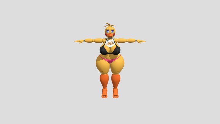 Runaboo_toy_chica_lingeries 3D Model