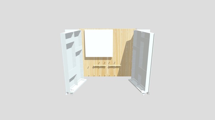OPEN Art Cabinet 2 3D Model
