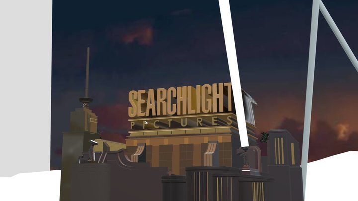 Searchlight Pictures 2020- Logo RMKon Sketchfab 3D Model