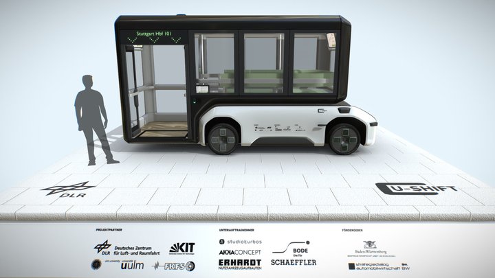 U- Shift concept vehicle 3D Model