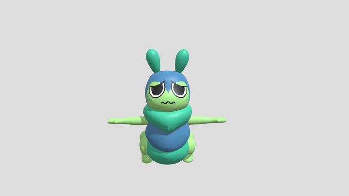 Squirm - Dandy's World (Official Rig) 3D Model