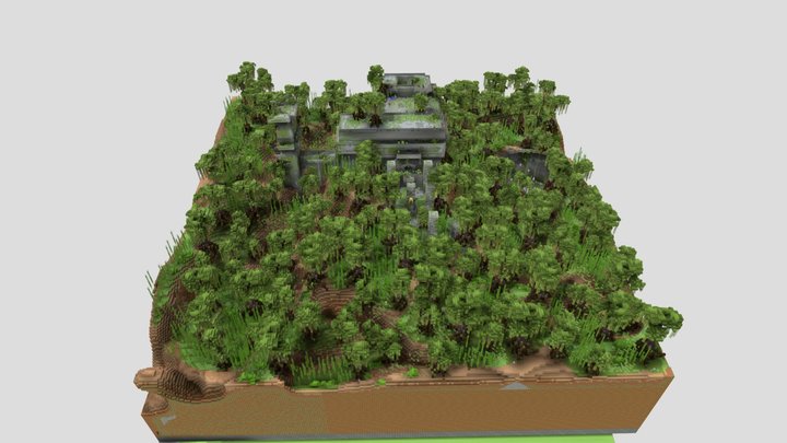 Sanctuary of the Last Echoes - Jungle Dungeon 3D Model