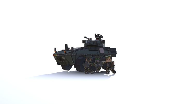 raider squad 2 3D Model