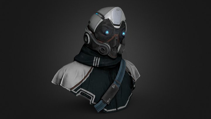 Robot head 3D Model