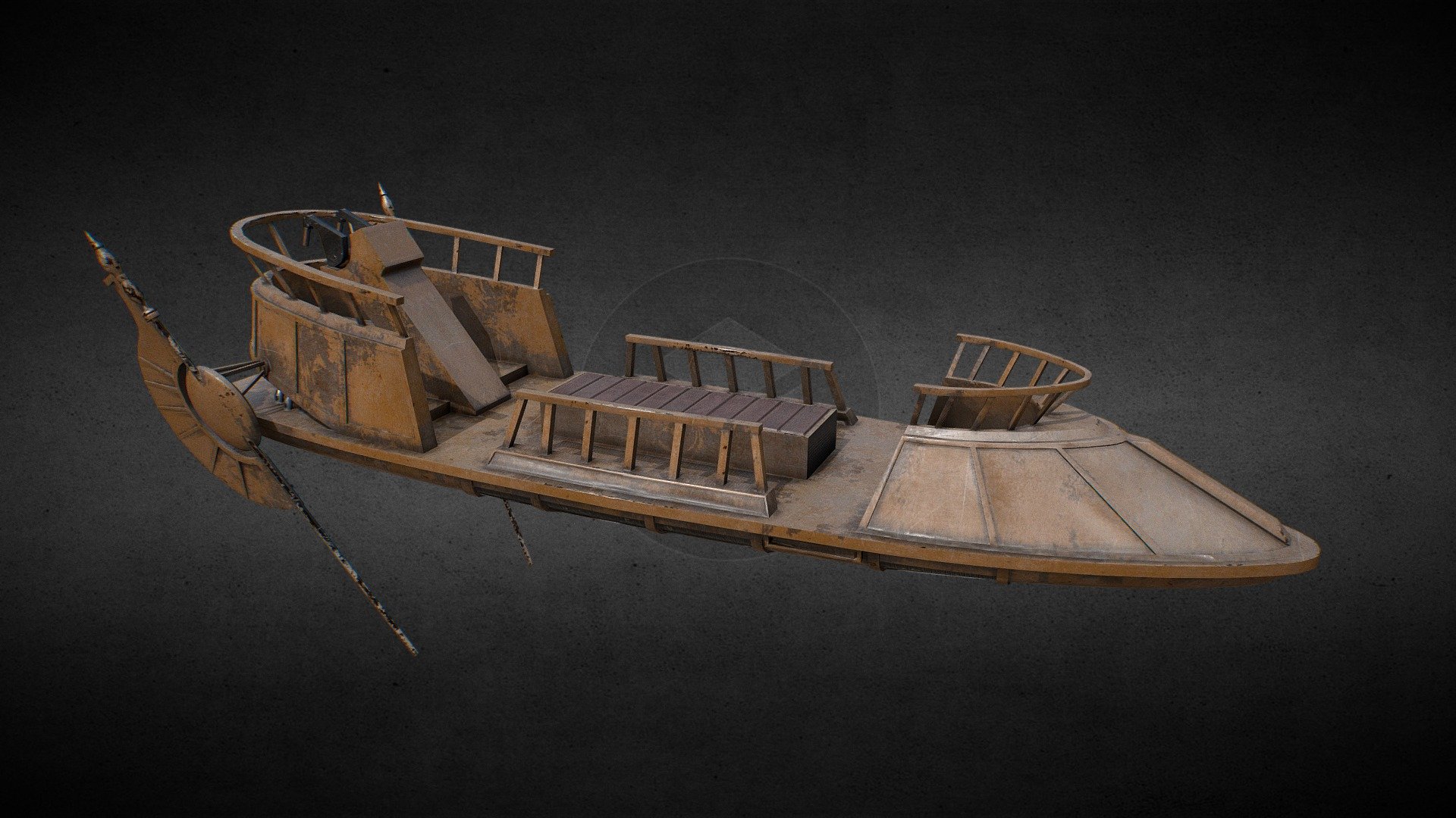 return of the jedi skiff