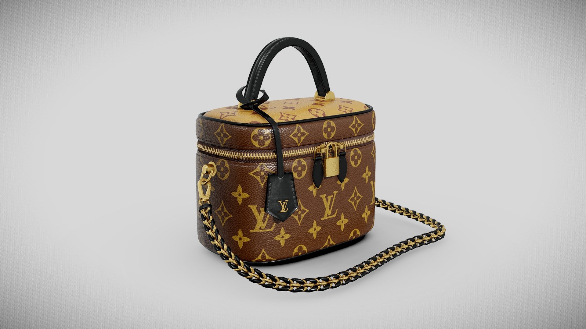 Louis Vuitton Vanity PM Handbag for AR - Buy Royalty Free 3D model by ...