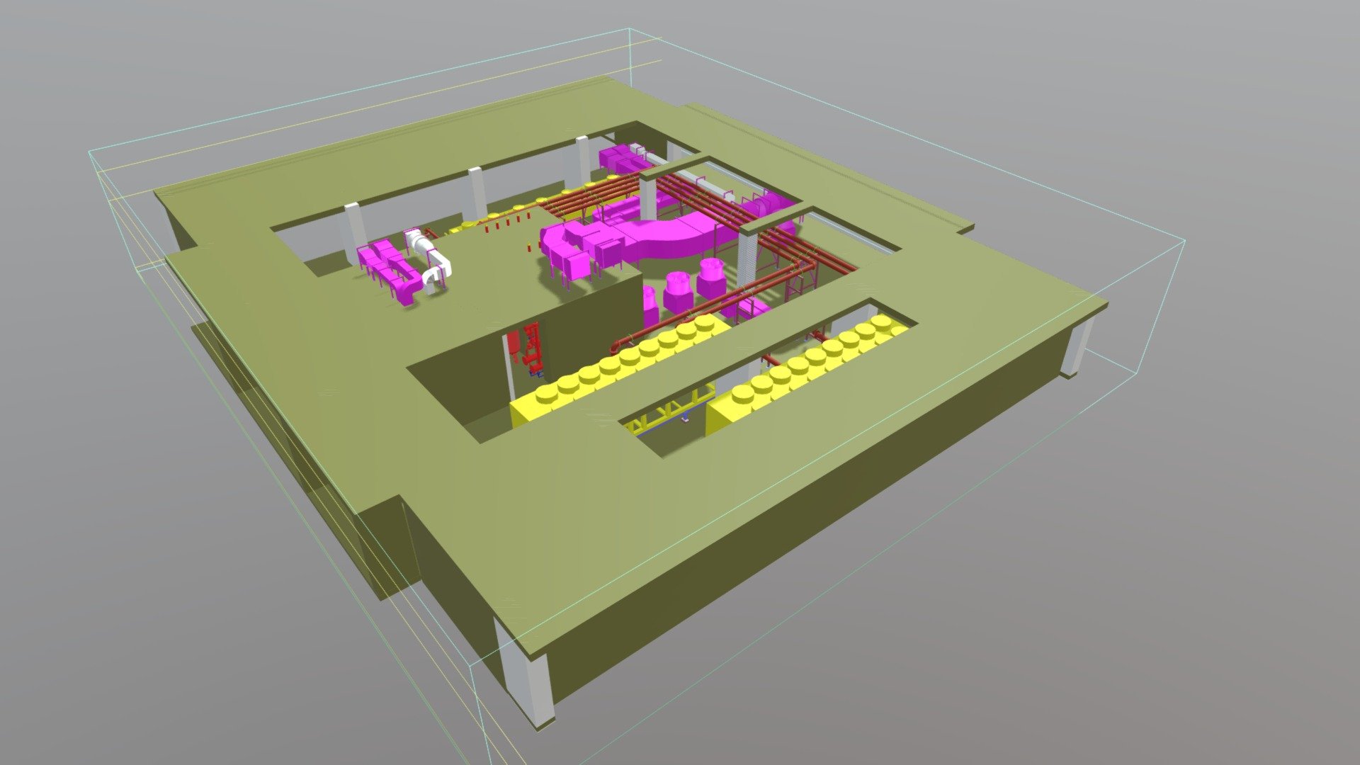 1-2 Blocks Technical Floors Roof