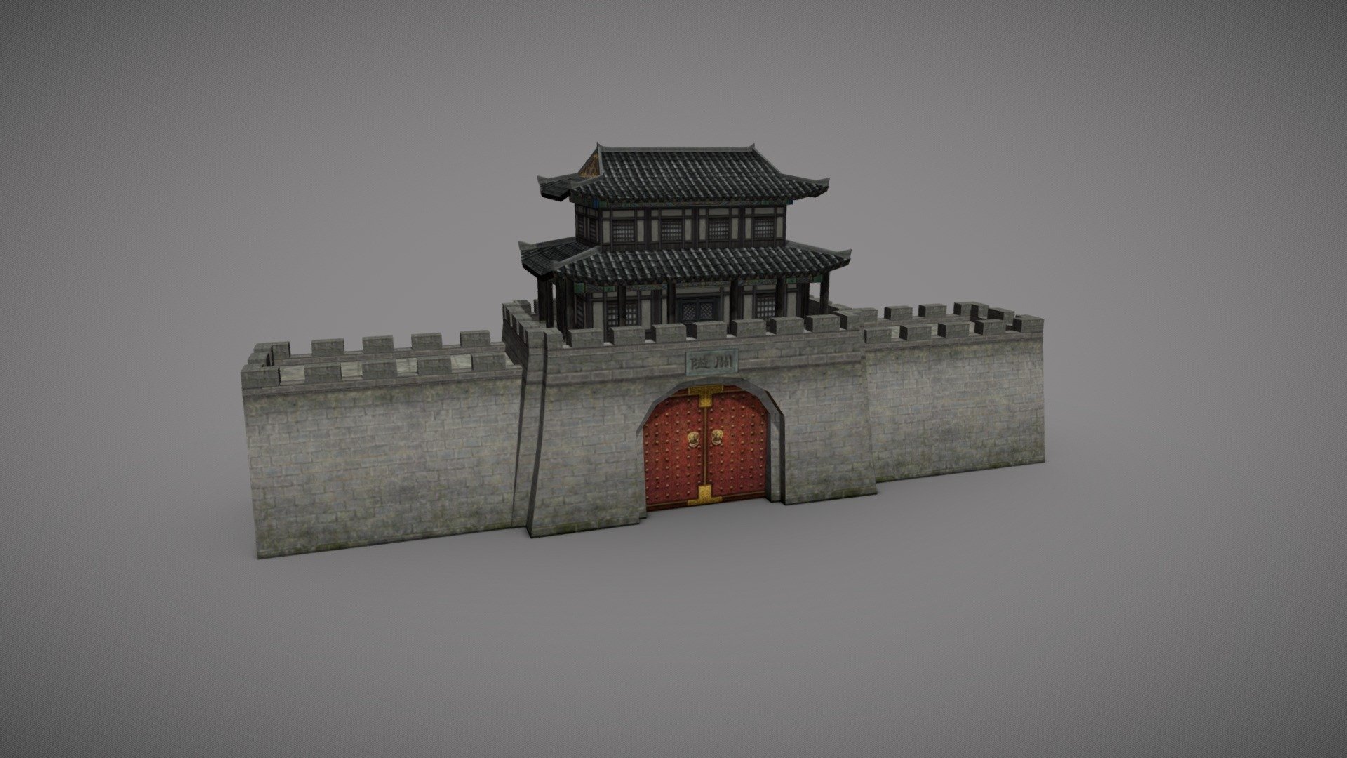 Three Kingdoms Castle2 3d Model By Muhaosang F130937 Sketchfab