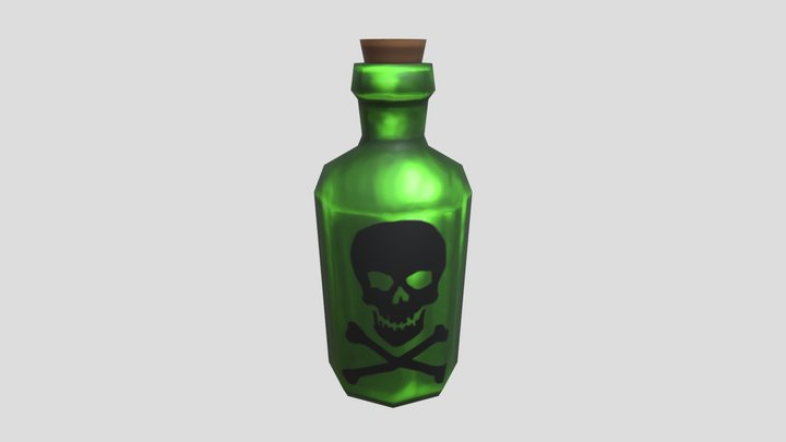 Stickmen neighbor escape Poison_bottle 3D Model