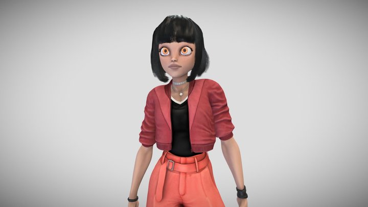 Nadia Van Dyne, aka Wasp 3D Model