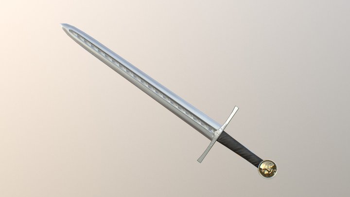 Sun Sword 3D Model