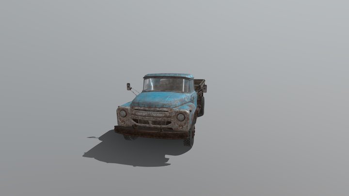 Zil-130 Old 3D Model