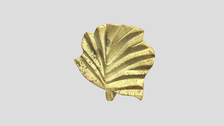 Unstained Pine Needles Button 3D Model