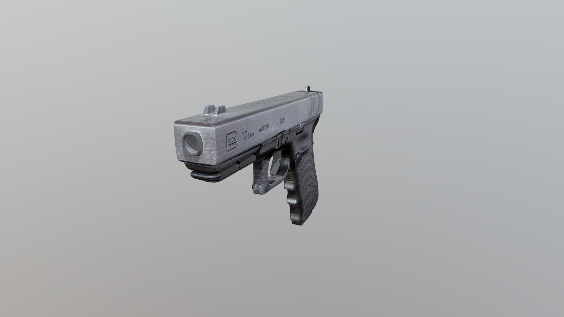 Glock Pistol - 3D model by TijnM (@TijnM) [f1341d3] - Sketchfab