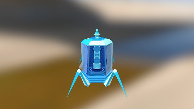 Blue Diamond's Palanquin 3D Model