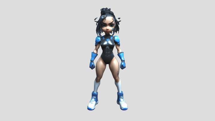Tech Warrior 3D Model