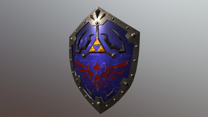 Hylian Shield 3D Model