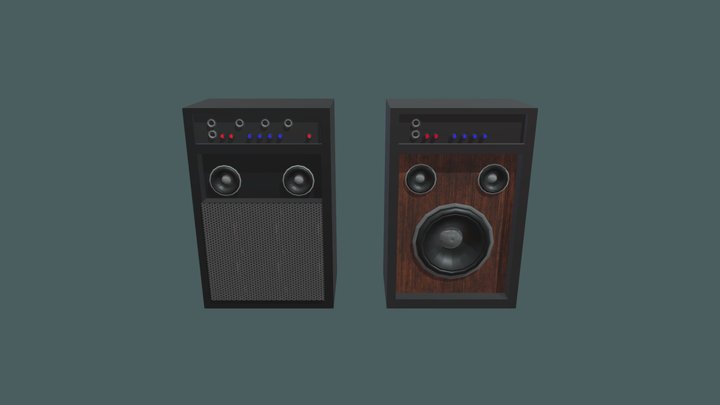 Speakers 3D Model