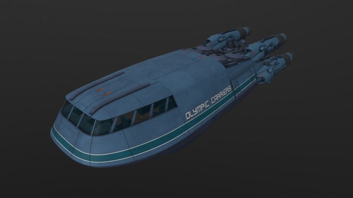 BSG | Shuttle Mk. II Olympic Carriers [FANON] 3D Model