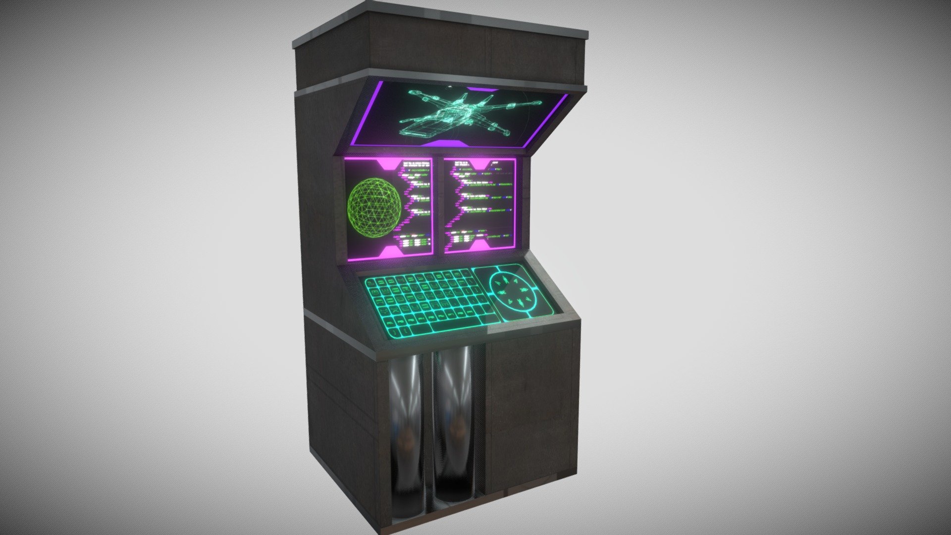 Cyberpunk WallComputer