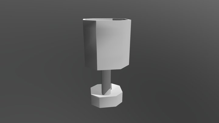 Cup with Stem 3D Model