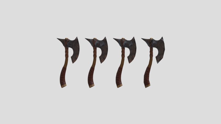 Axe LOD 3D Model