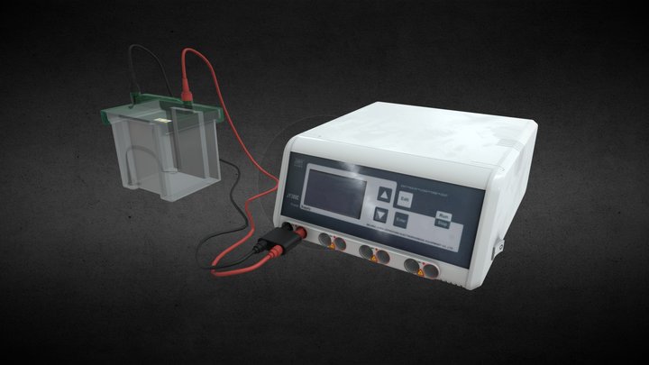 Electrophoresis apparatus Experimental equipment 3D Model