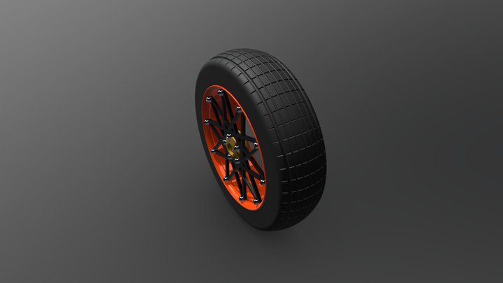 Rc car Tyre 3D Model