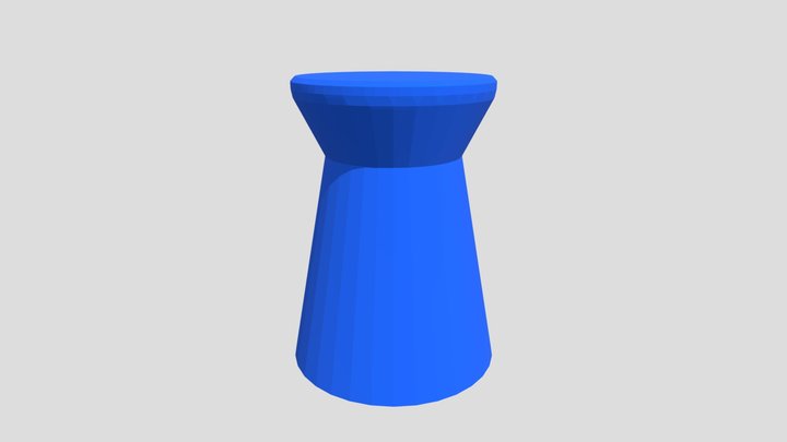 Stool (Blue) – Modello 3D gratuito STL