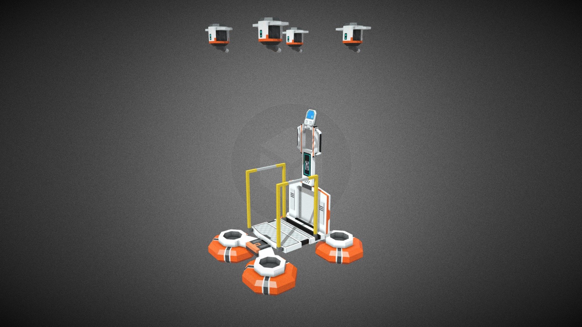 Mobile Vehicle Bay 3D model by HashimSucks [f13a8a8] Sketchfab