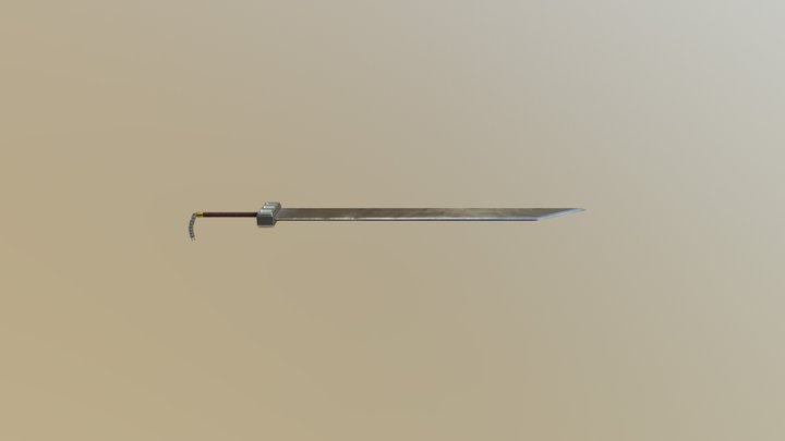 Buster Sword - Low Res 3D Model