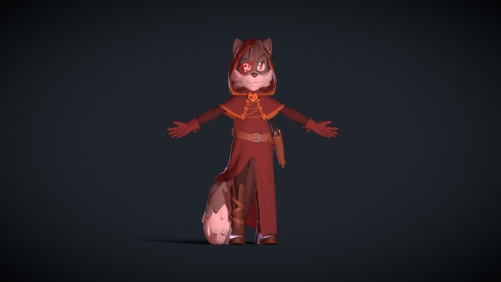 Эш 3D Model