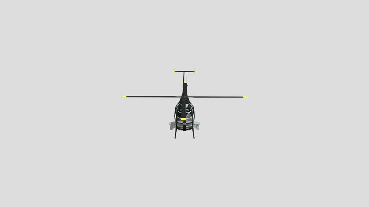 Hughes OH-6 Cayuse 3D Model
