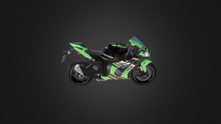 kawasaki Zx10r 3D Model