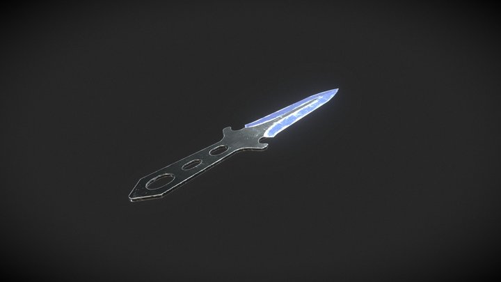 Throwing Knife 3D Model