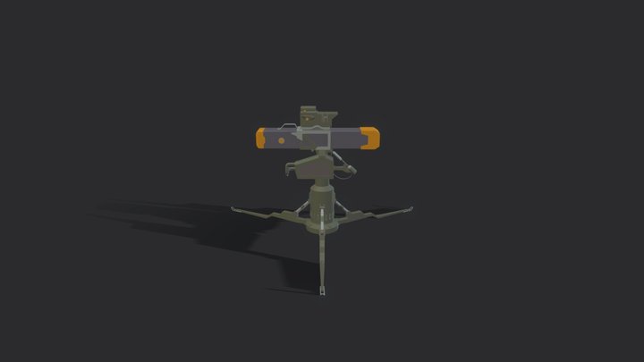 HW6 Rocket L 3D Model