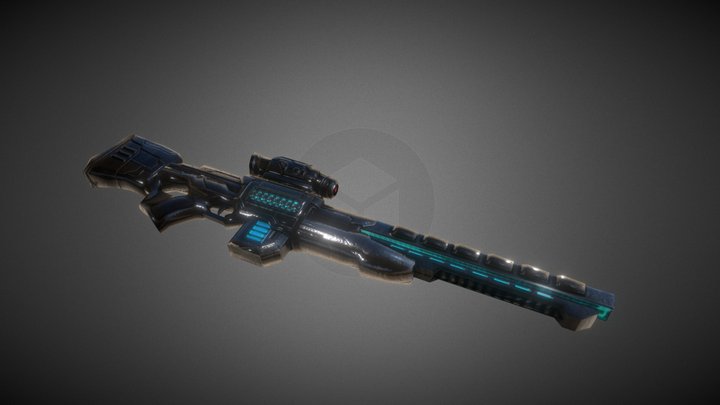 Nex Rifle 3D Model