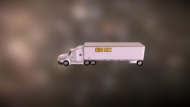 Cargo Truck 3D Model