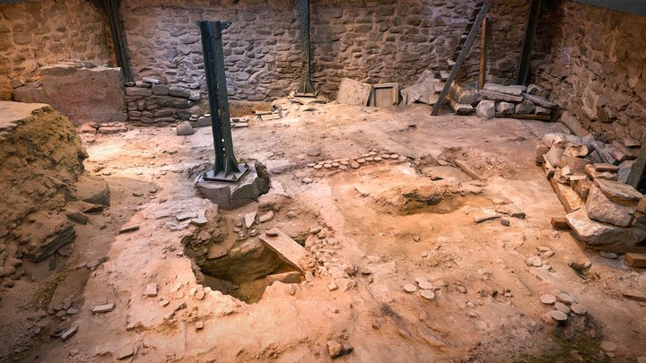 Remains of Early Christian Byzantine Church 3D Model