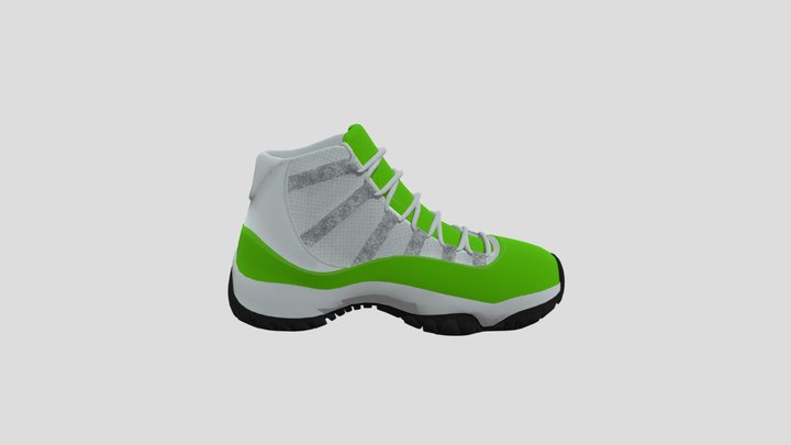 Left Sneaker - Seattle 3D Model
