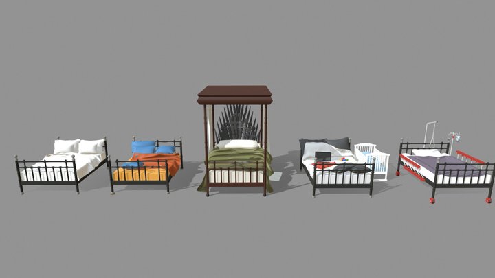 Beds 3D Model