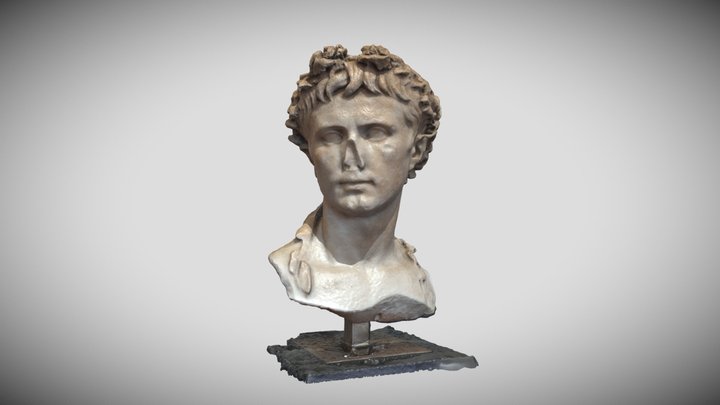 Busto de Augusto (27 a.C. - 14 d.C.) 3D Model