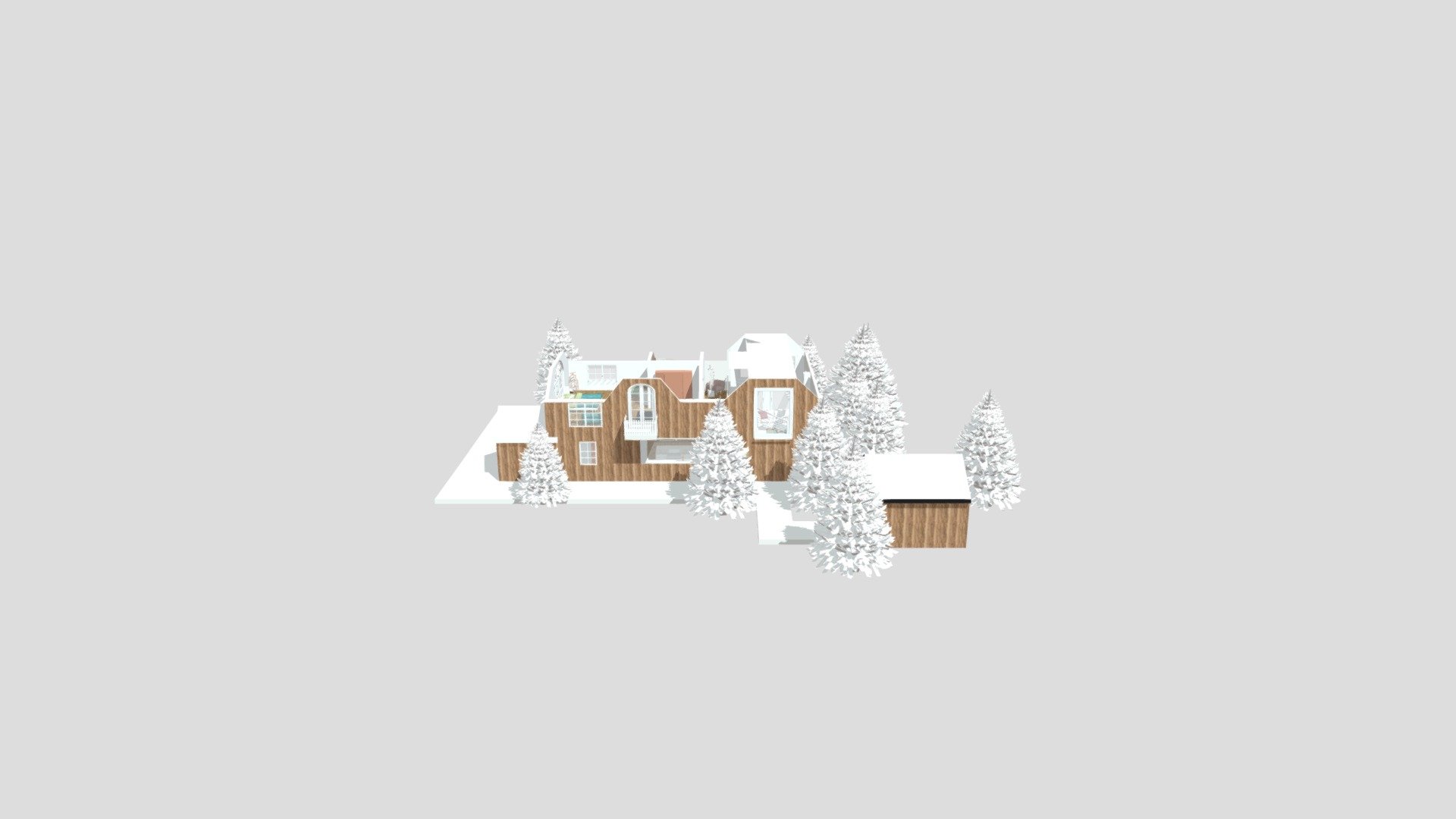 wood chalet