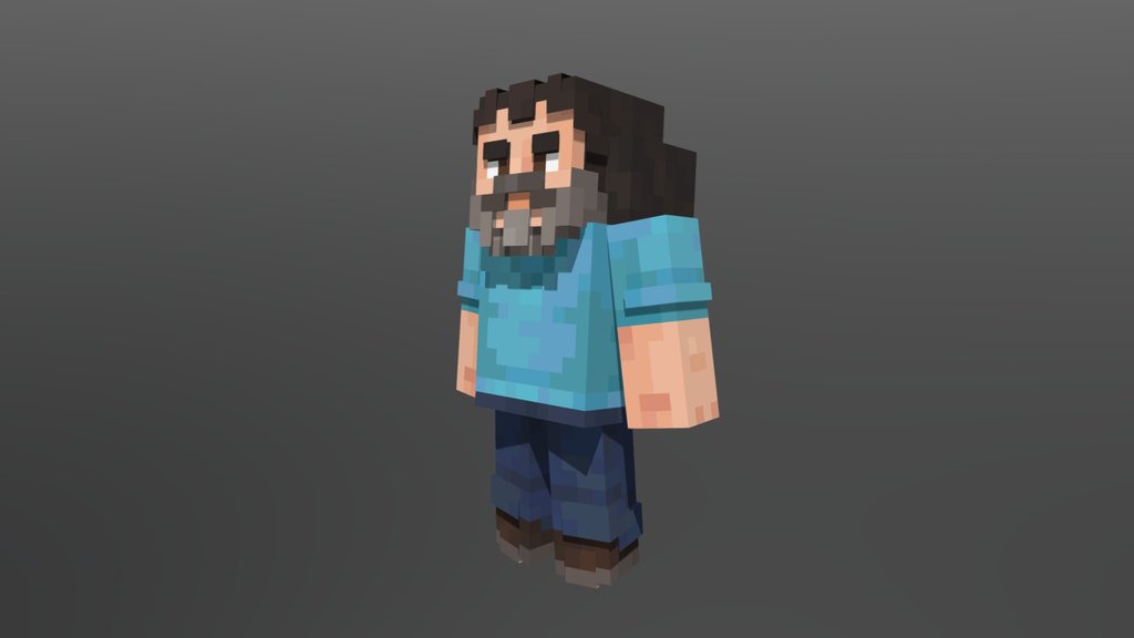 Steve from "a minecraft movie"